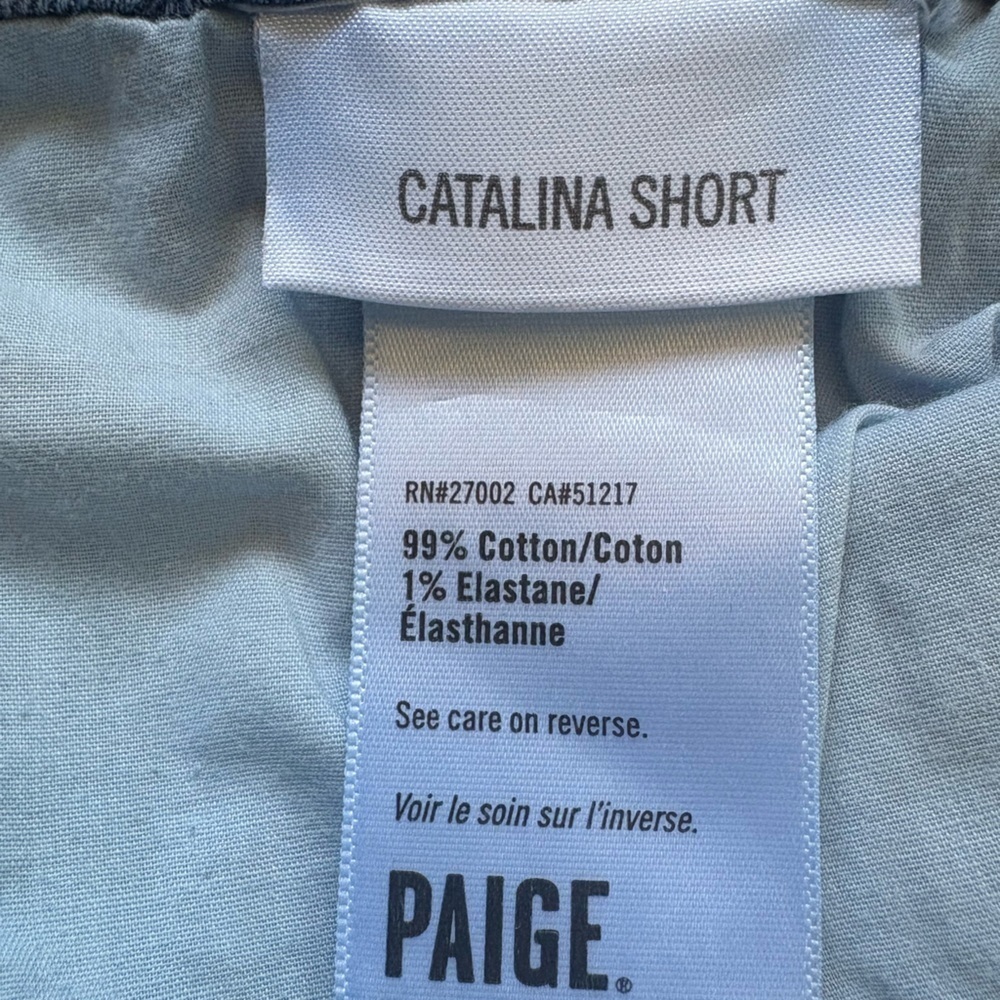 Paige women’s Catalina denim shorts cotton blue Jean size 31 preloved no flaws - Picture 6 of 7